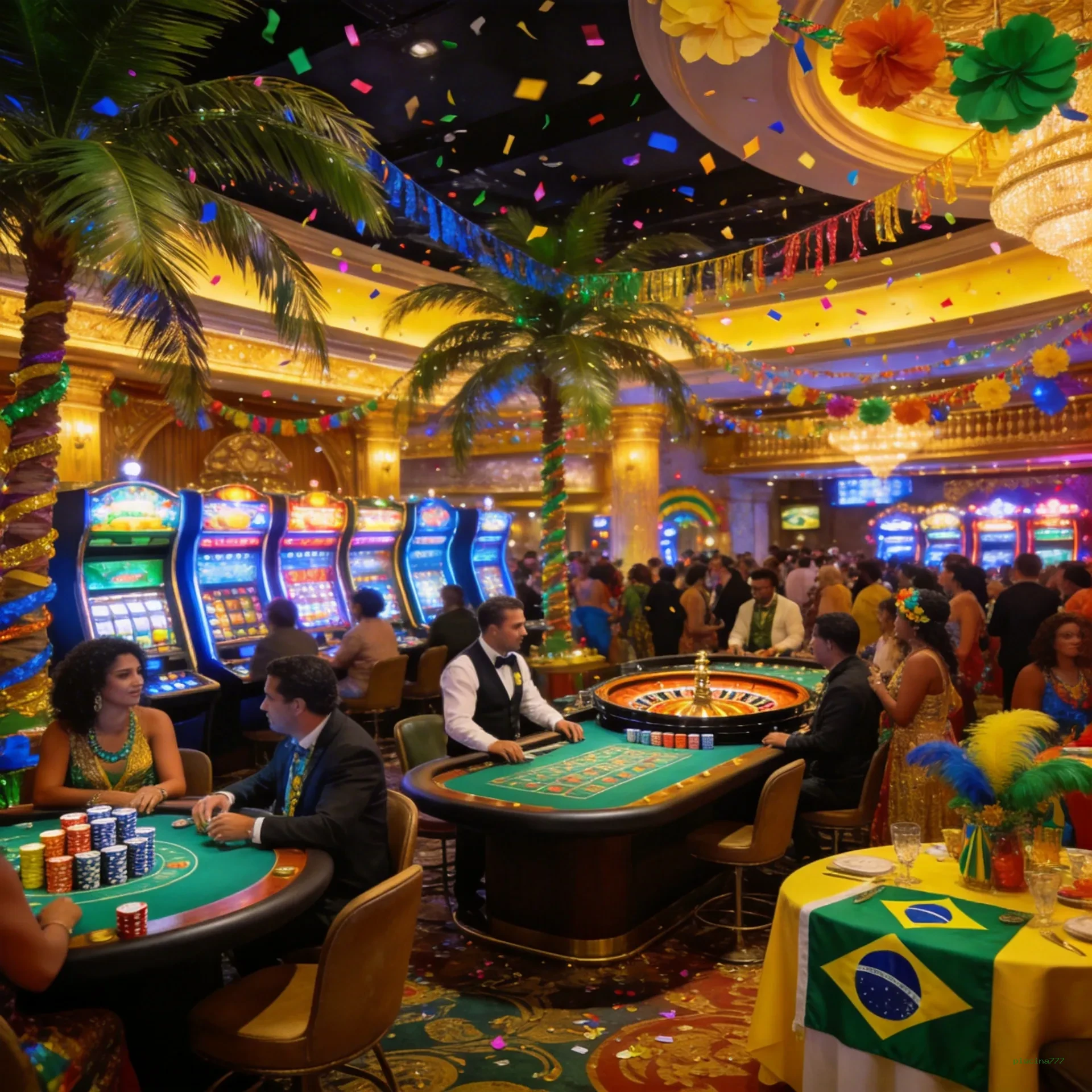 Controles de paJogonto e BRL em piscina777